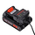 Trapano vidhosës Black&Decker BDCDC18B, 18V, 2x1.5Ah, portokalli
