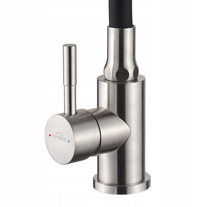 Rubinet kuzhine Invena Gabi, BZ-87-043-L, i zi dhe inox