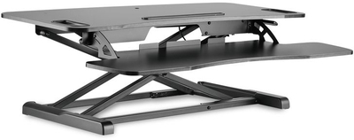 Mbajtëse tavoline ergonomike Digitus Ergonomic Workspace Riser, rregullim lartësie 10-50 cm, sipërfaqe 95 x 62 cm, e zezë