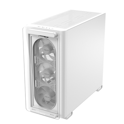 Kutia PC ASUS A23 PLUS Mid Tower, ARGB, e bardhë