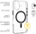 Kapak telefoni FIXED MagPurity Backcover për Apple iPhone 16, MagSafe, transparent