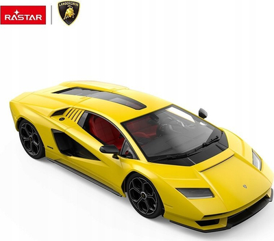 Makinë me pult Rastar Lamborghini Countach LPI 800-4, shkallë 1:16, e verdhë