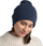 Kapele dimri Buff Jarn Knitted Beanie, e thur me dorë, akrilik, blu navy