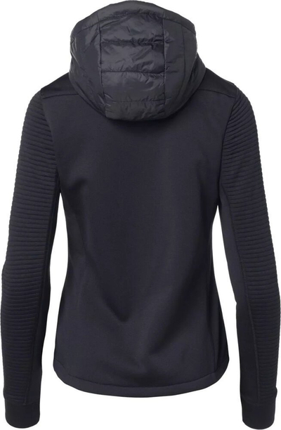 Xhaketë Iguana Guelo Quilted Jacket W, e lehtë, me kapuç, e zezë