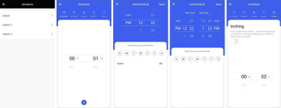 Modul rele OXT Mini 4 Group, WiFi, Tuya Smart, i bardhë