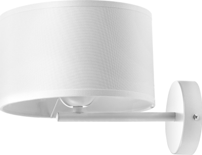 Lampë muri Rollo, 1x60W, e bardhë