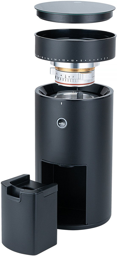 Мелница за кафе Wilfa Uniform Evo, 150W, алуминиумско куќиште, црна