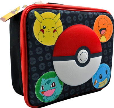 Çantë mëngjesi Pokemon, 20x23x8 cm, poliester, shumëngjyrëshe