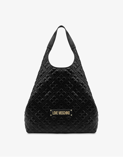 Çantë dore Love Moschino, e zezë