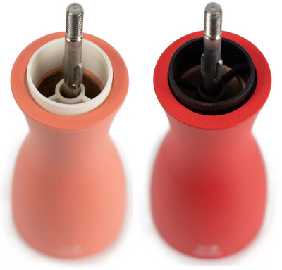 Set mulli për kripë edhe piper Peugeot Tahiti Duos, 15 cm, portokalli