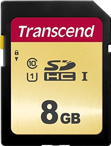 Kartë memorike SDHC Transcend 500S, 8GB, Class 10 UHS I
