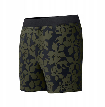 Shorcë noti Speedo Lookout Printed 16", 4Way Flex, i gjelbër i errët