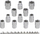 Set çelësa tubi Rockforce RF-4121-5, 12 cope, 1/2", 6-kendor