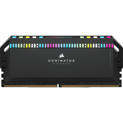 Memorie RAM Corsair Dominator Platinum RGB, 64GB DDR5, 5600MHz, e zezë