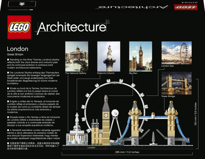 Set loje LEGO Architecture London (21034), 468 tulla