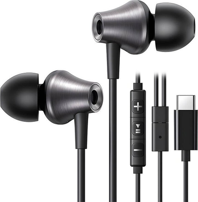 Kufje me kabllo Ugreen EP105, USB-C, 1.2m, të zeza