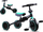 Tricikel fëmijësh Tiny Bike 3in1 SP0663, multifunksional, i palosshëm, blu e zezë