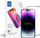 Mbrojtës ekrani Blue Star për iPhone 14 Pro Max, xham i kalitur 9H, ngjitje e plotë, i zi