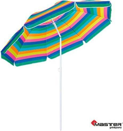 Çadër plazhi Master Grill&amp;Party JKB05, 200 cm, me pjerrësi, shumëngjyrëshe