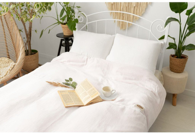 Set shtrati MULTITEX Cotton Muslin TM0277_01, 140x200 cm, 70x90 cm, e bardhë