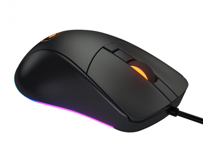 Maus gaming Cougar Surpassion EX, me kabllo, RGB, i zi