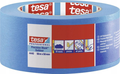 Shirit maskues për ambiente të jashtme Tesa Precision Outdoor 04440, 50m, 50mm, i verdhë