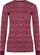 Bluza termike FLOKE LS, me mëngë të gjata, slim fit, vjollcë me figura gjeometrike