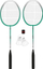 Set badminton Avento Power Speed, çelik, set me 2 raketa, argjendtë jeshil