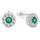 Vathё Brilio Silver Flowers EA331WG