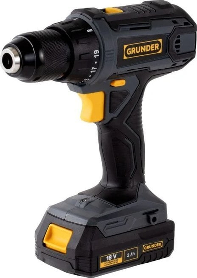 Kaçavidë me bateri Grunder CD L1218, 18V, 2.0Ah, portokalli