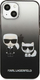 Mbulesë telefoni Karl Lagerfeld për iPhone 13 Mini, 5.4", plastikë, gradient e zezë