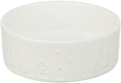 Tas qeramik për qen Trixie Ceramic Xmas Bowl, 0.3L, 12 cm, i bardhë