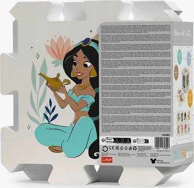 Puzzle prej shkumë Trefl Disney Princess, 8 copa, tapet loje, shumngjyrëshe