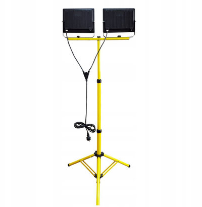 Работна лампа DH Line H200, 2x100W ЛЕД, статив до 1.8m, IP65