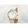 Orë dore për kalamaj Paul Lorens PL14641A-3C2-2, quartz, ciferblat 26mm, rrip i bardhë