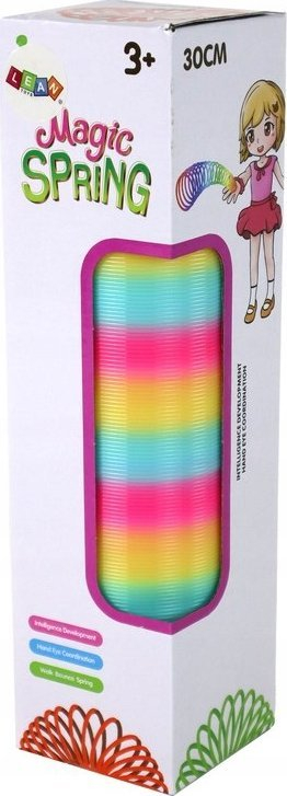 Lodër sustë Leantoys Magic Spring, 30cm, plastike, shumëngjyrëshe