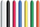 Refill markerësh dylli Pica VISOR 991/52, paketim 4 copë, multi-use, shumëngjyrëshe