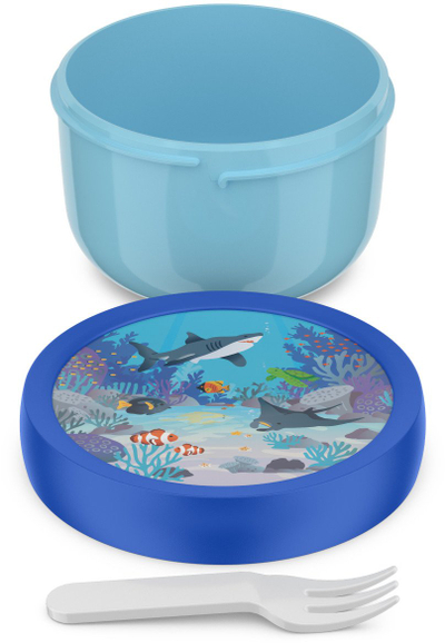 Kuti frutash Mepal Campus, 300ml, plastikë, blu