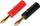 Konektorë banana PROLINK BAN-PLUG-V2, set 2 copë, të artë, kuqe edhe zi