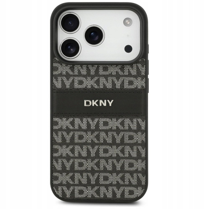 Kapak telefoni DKNY për iPhone 17 Pro Max, me motive, i zi