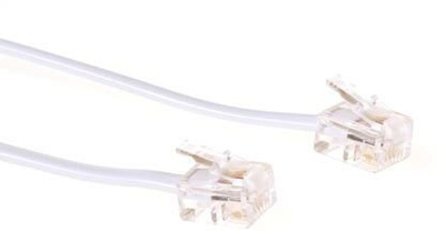 Kabllo telefonik Microconnect MPK182W, 2 m, RJ11, i bardhë