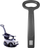 Dorezë shtyrëse për veturë lodër Import Leantoys 614W, e argjendtë, 54 x 19.5 cm