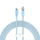 Kabllo USB C Baseus Explorer, Type C në Type C, 100W, 2m, blu