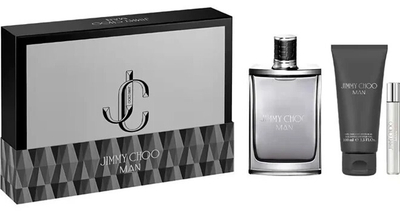 Set dhuratë JIMMY CHOO Man - Eau de Toilette 100 ml + xhel dushi 100 ml + Eau de Toilette 7.5 ml