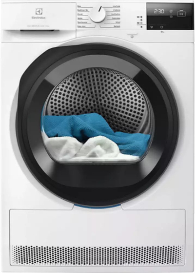 Tharëse rrobash AEG TR8394CDE, 9 kg, pompë nxehtësie, A++, e bardhë