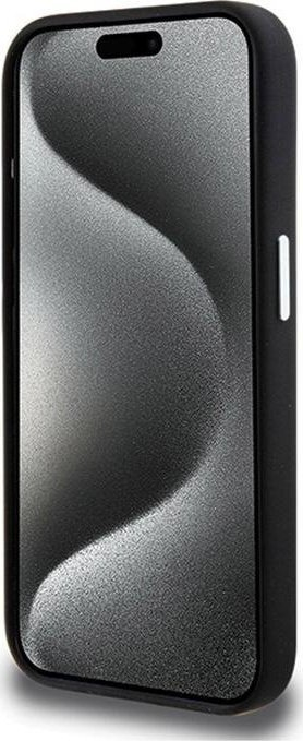 Mbrojtëse telefoni BMW Signature Liquid Silicone për iPhone 15 Pro Max 6.7\", e zezë