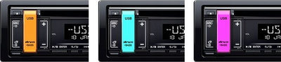 Radio CD makine JVC KD-T401, 1 DIN, 200 W, e zezë