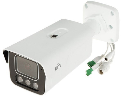 Kamerë IP Uniview Tri-Guard IPC2B18SS-ADF28KMC-I1, 8 Mpx 4K, lentë 2.8 mm, e bardhë