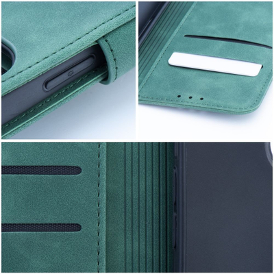 Këllëf libri OEM Tender për Samsung A17, me magnet, me xhepa, jeshil