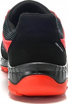 Këpucë sigurie ELTEN LONNY Red Low 729521, S1P ESD, me hundë çeliku, të zeza me të kuqe, nr 35